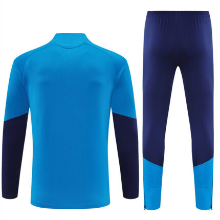 Mens Spain 2026 World Cup Half-zip Light Blue Tracksuit