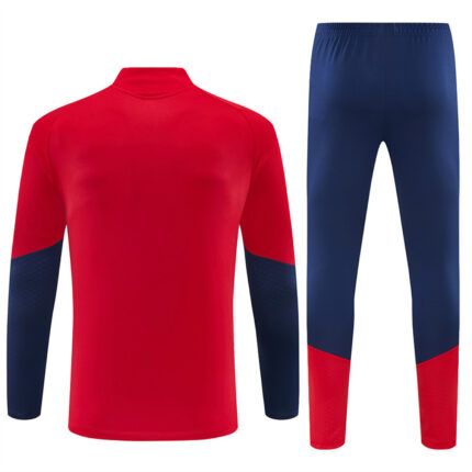 Mens Spain 2026 World Cup Half-zip Red Tracksuit