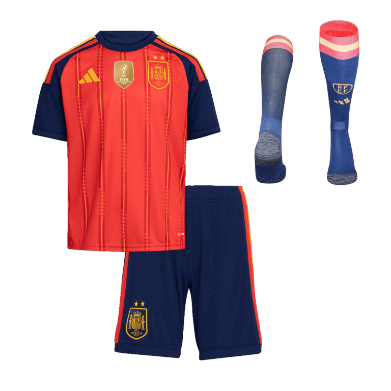 Mens Spain 2026 World Cup Home World Cup Two Stars Champion Uniform Kit