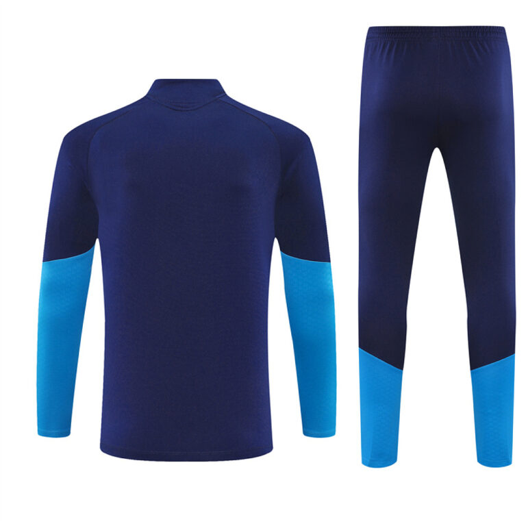 Mens Spain 2026 World Cup Two-star Edition Half-zip Royal Blue Tracksuit