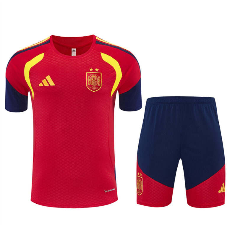 Mens Spain 2026 World Cup Two-star Edition Red Training Jersey