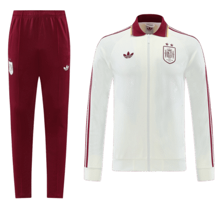 Mens Spain 2026 World Cup White Tracksuit