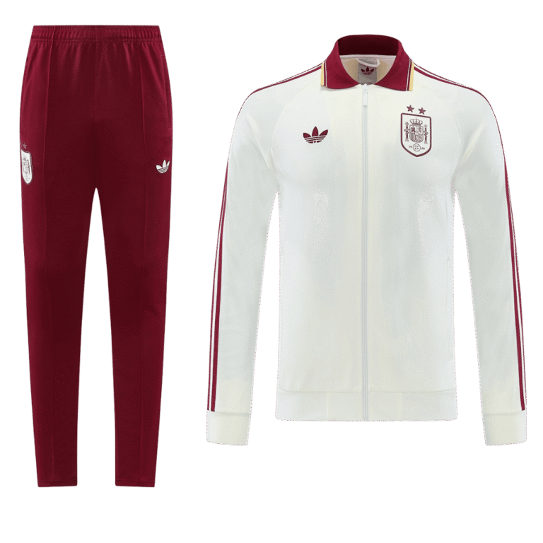 Mens Spain 2026 World Cup White Tracksuit