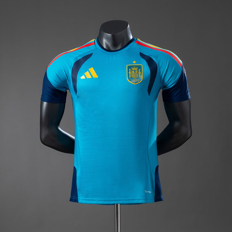 Mens Spain 2026 World Cup Blue Training Jersey Player Version