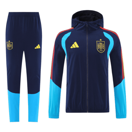 Mens Spain 2026 World Cup World Cup Blue&Black Tracksuit