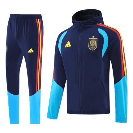 Mens Spain 2026 World Cup World Cup Blue&Black Tracksuit