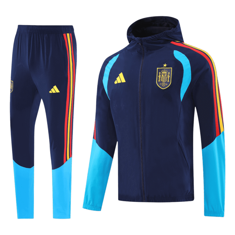 Mens Spain 2026 World Cup World Cup Blue&Black Tracksuit
