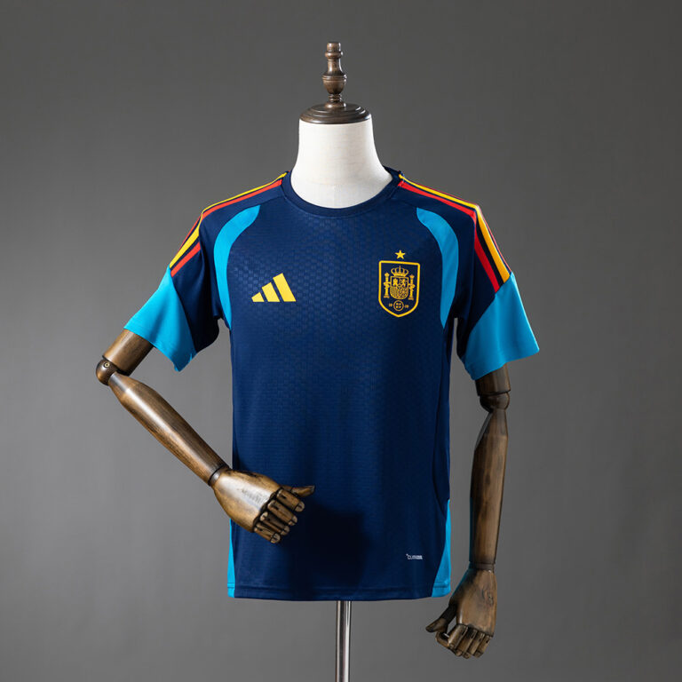 Mens Spain 2026 World Cup Navy Blue Training Jersey