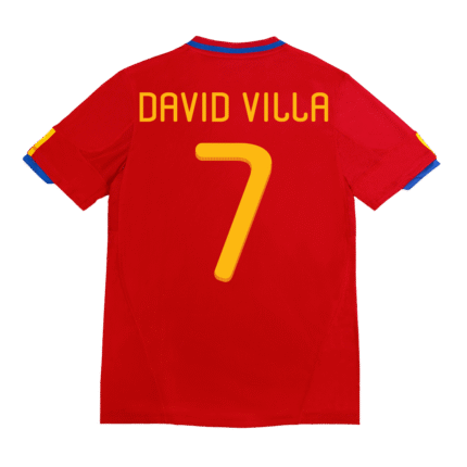 Mens Spain Retro Home Jersey – Villa 7