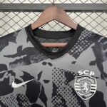 Mens Sporting CP 2025/26 Lisbon Black Training Jersey