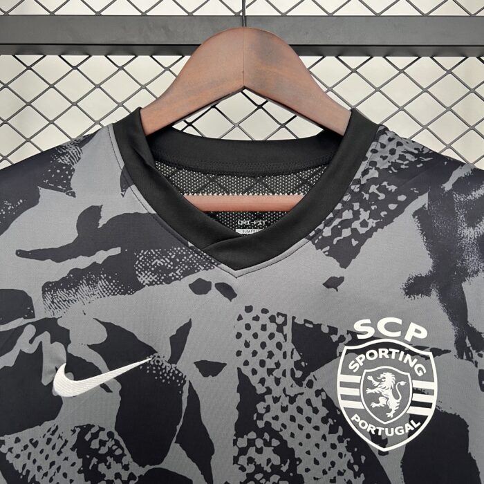 Mens Sporting CP 2025/26 Lisbon Black Training Jersey