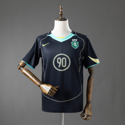 Mens Sporting de Gijon Total 90 Black Jersey
