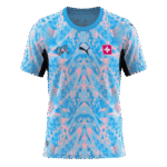 Mens Switzerland 2026 World Cup Goalkeeper World Cup Blue Jersey