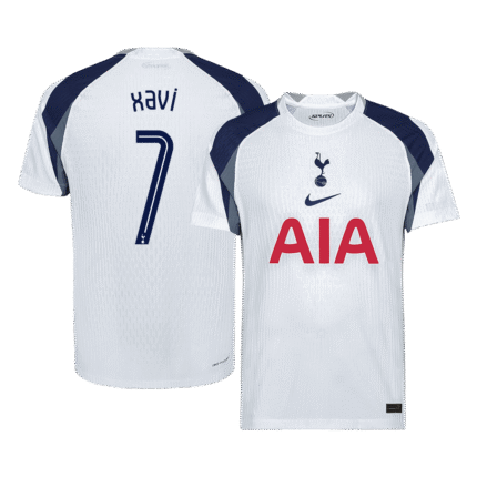 Mens Tottenham Hotspur 2025/26 Home Jersey – Xavi 7 Player Version