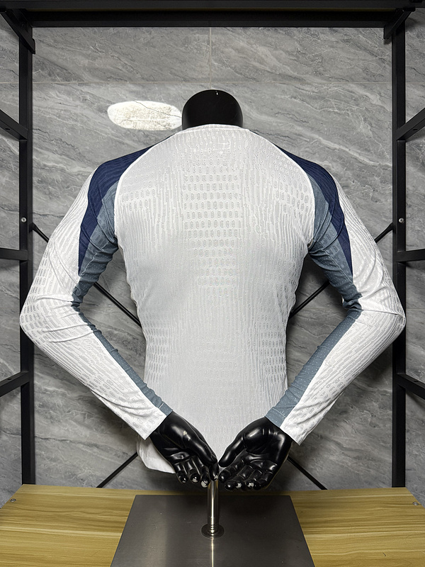 Mens Tottenham Hotspur 2025/26 Home Long Sleeve Jersey Player Version