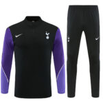 Mens Tottenham Hotspur 2026/27 Half-zip Black Tracksuit