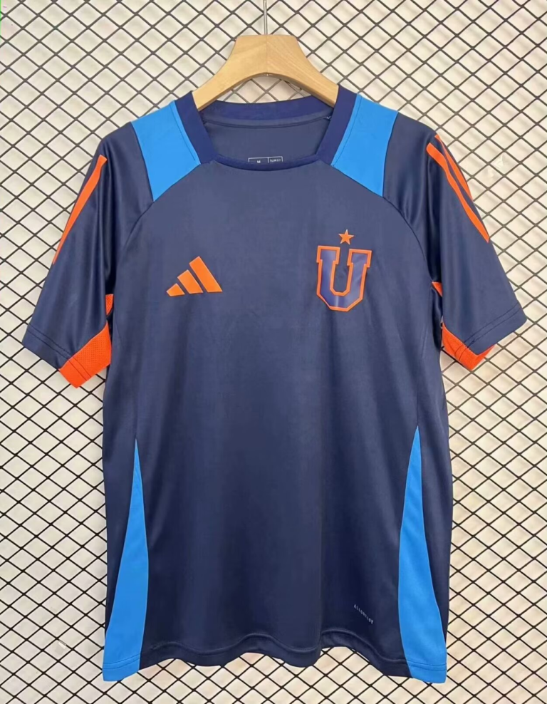 Mens Universidad de Chile 2025/26 Blue Training Jersey