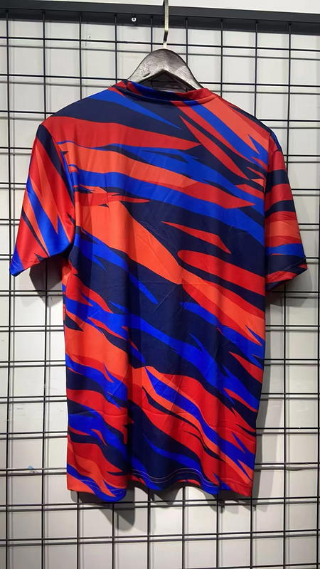Mens Universidad de Chile 2025/26 Orange and Blue Training Jersey
