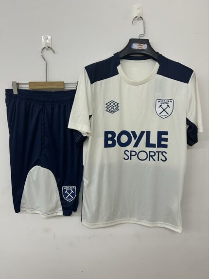 Mens West Ham United 2025/26 beige Training Jersey