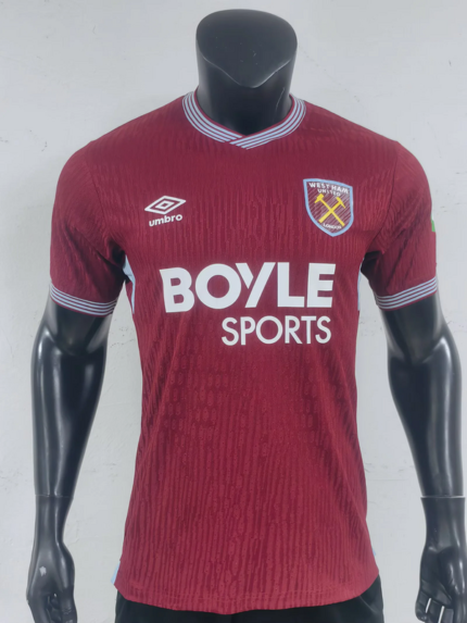 Mens West Ham United 2025/26 Home Jersey Player Version