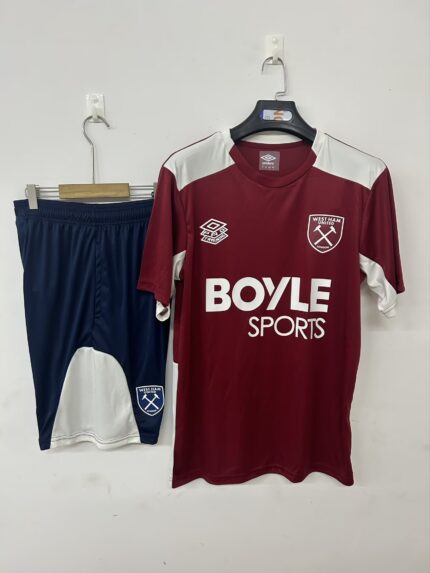 Mens West Ham United 2025/26 Red Training Jersey