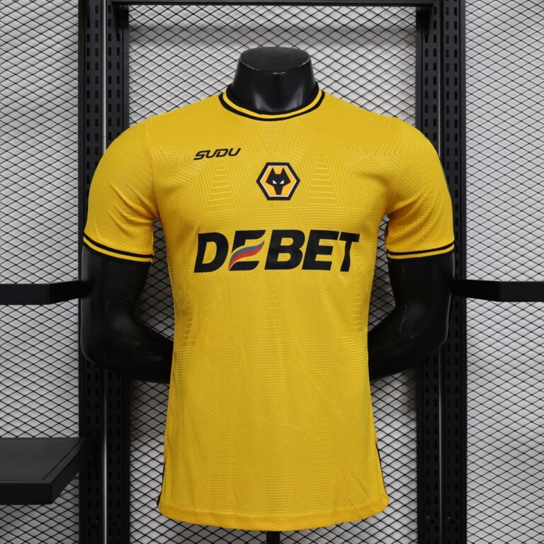 Mens Wolves 2024/25 Home Jersey Player Version