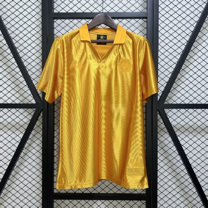Mens Wolves 2025/26 70th Anniversary yellow Jersey