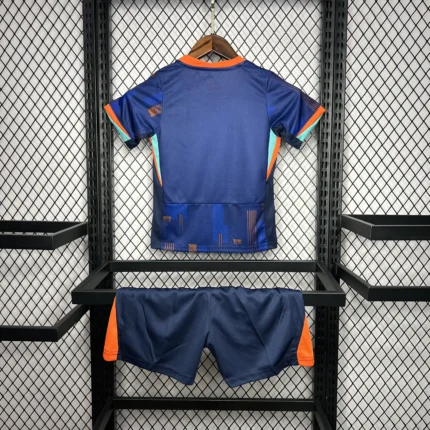 Netherlands 2024/25 Euro Away Kids Kit