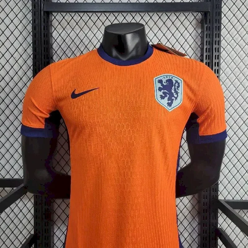 Netherlands 2024/25 Euro Home Jersey Player Version