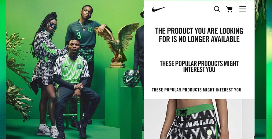 Nigeria 2018 World Cup home shirt with iconic green and white chevron pattern