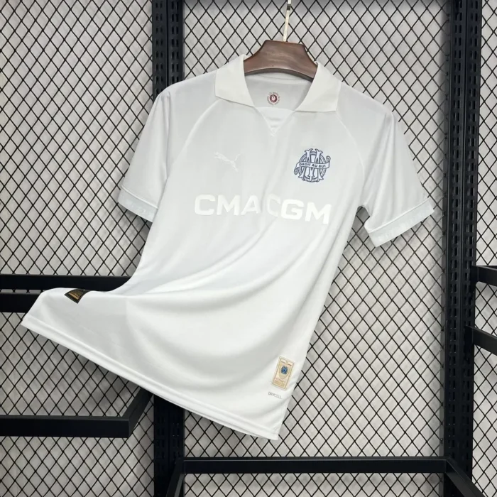 Olympique de Marseille 125th Anniversary white Jersey