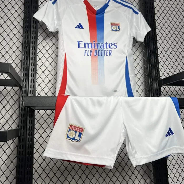 Olympique Lyonnais 2024/25 Home Kids Kit