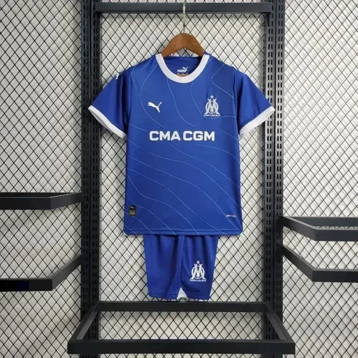 Olympique Marseille 2023/24 Away Kids Kit