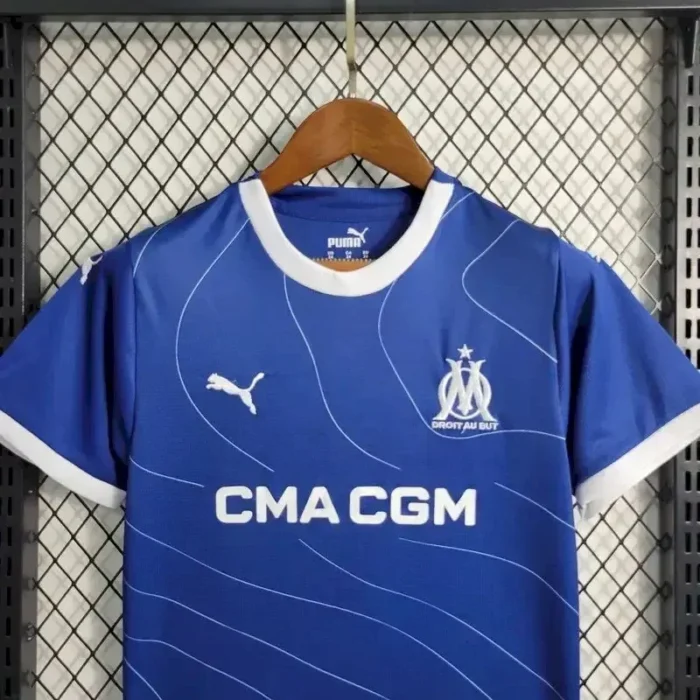 Olympique Marseille 2023/24 Away Kids Kit