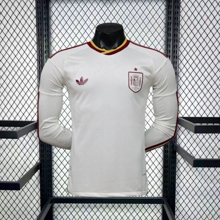 Player version football shirt close-up showing heat-pressed crest and Dri-FIT ADV fabric