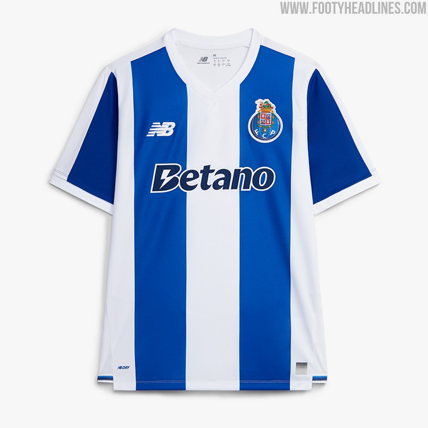 FC Porto 2026-27 New Balance home kit with classic blue and white stripes