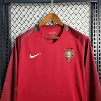 Portugal 2016/17 Home Long Sleeves Retro Jersey