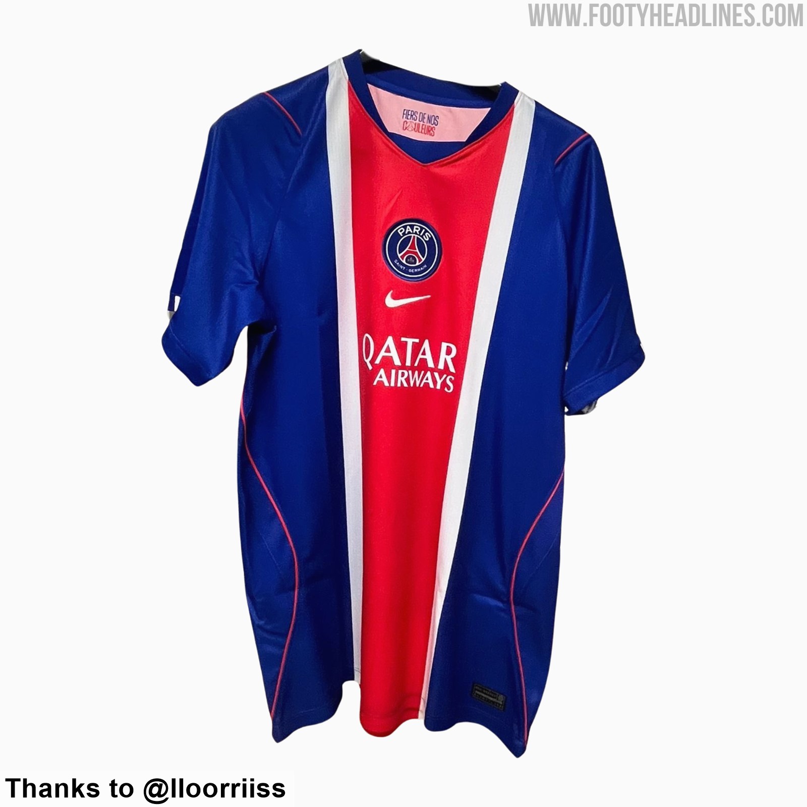 PSG 26-27 home kit leaked image