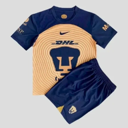 Pumas UNAM 2022/23 Away Kids Kit