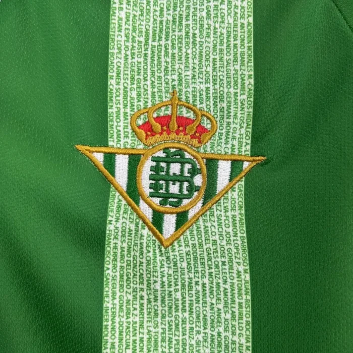 Real Betis 2011/12 King’s Cup Gold Retro Jersey