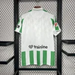 Real Betis 2024/25 With Sponsors And Patch Home Jersey