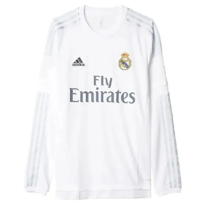 Real Madrid 2015/16 Home Long Sleeves Retro Jersey