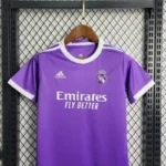 Real Madrid 2017/18 Away Kids Retro Jersey And Shorts
