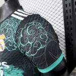 Real Madrid 2025/26 Black Green Dragon Edition Jersey Player Version