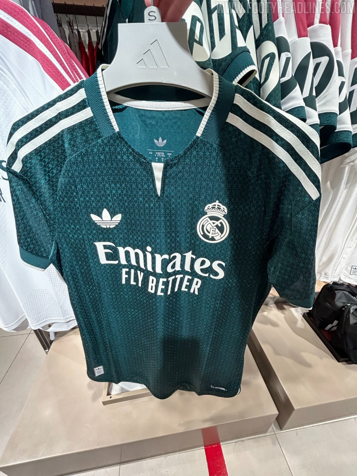 Real Madrid 2026/27 dark green Adidas away kit leaked image