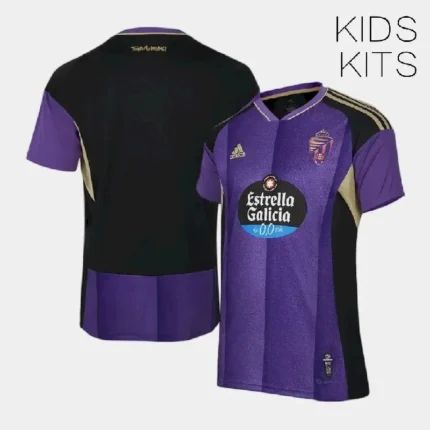 Real Valladolid 2022/23 Away Kids Kit
