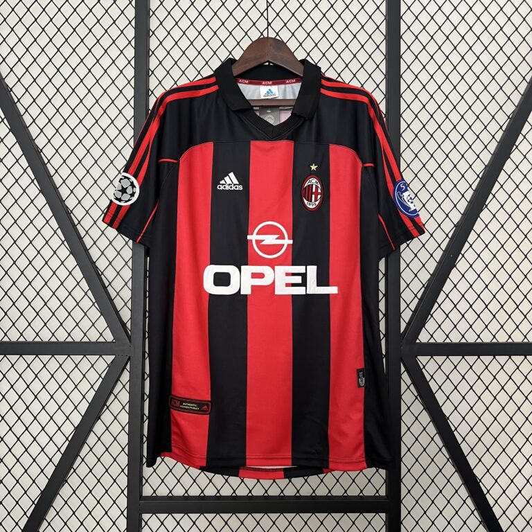 Retro AC Milan 2000/01 Home Jersey