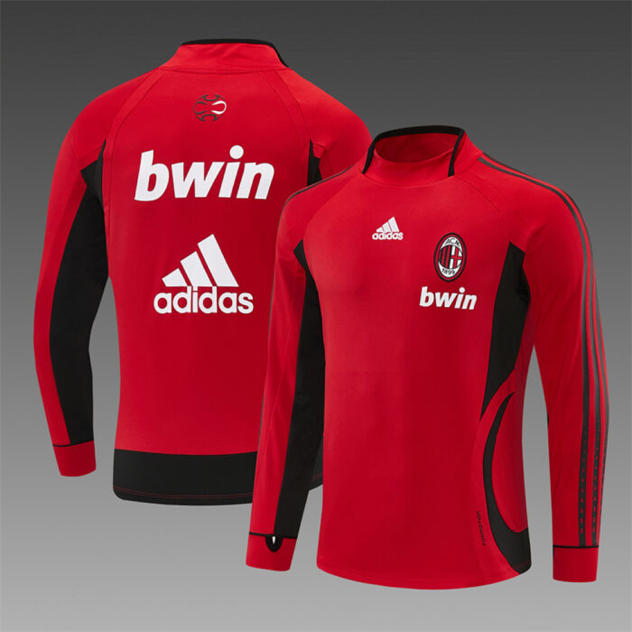 Retro AC Milan 2006/07 Red Long Sleeve Training Jersey