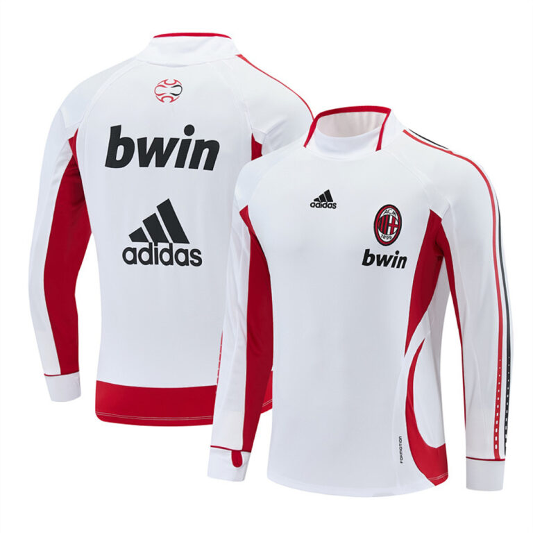 Retro AC Milan 2006/07 White Long Sleeve Training Jersey