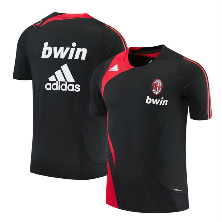 Retro AC Milan 2007/08 Black Training Jersey